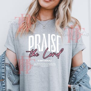 Prijs de Heer PNG Bijbelvers shirt ontwerp psalmen 146:2 christelijke PNG O My Soul schrift citeer digitale download geloof sublimatiebestand