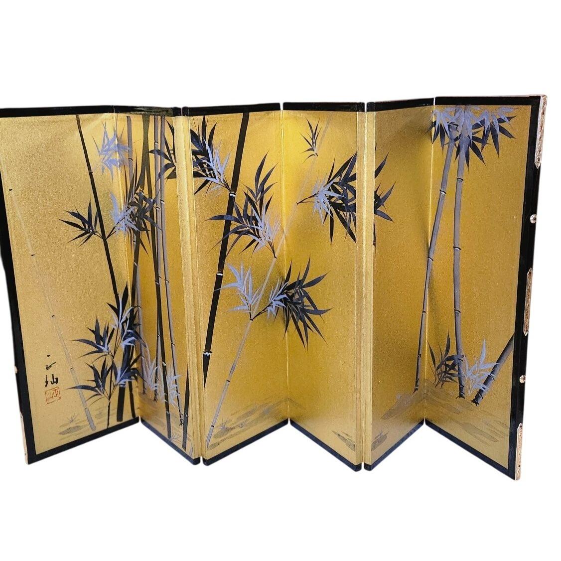 Antique Painted Japanese Screens - Etsy