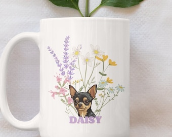 Chihuahua Coffee Mug Cute Chihuahua Mug for Chihuahua owner Chihuahua Mug for Dog Lover Chihuahua Mug Gift for Her Dog Mom Custom Pet Mug