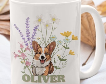Corgi coffee Mug for dog lovers Corgi gift for her corgi Mug for gift dog lover