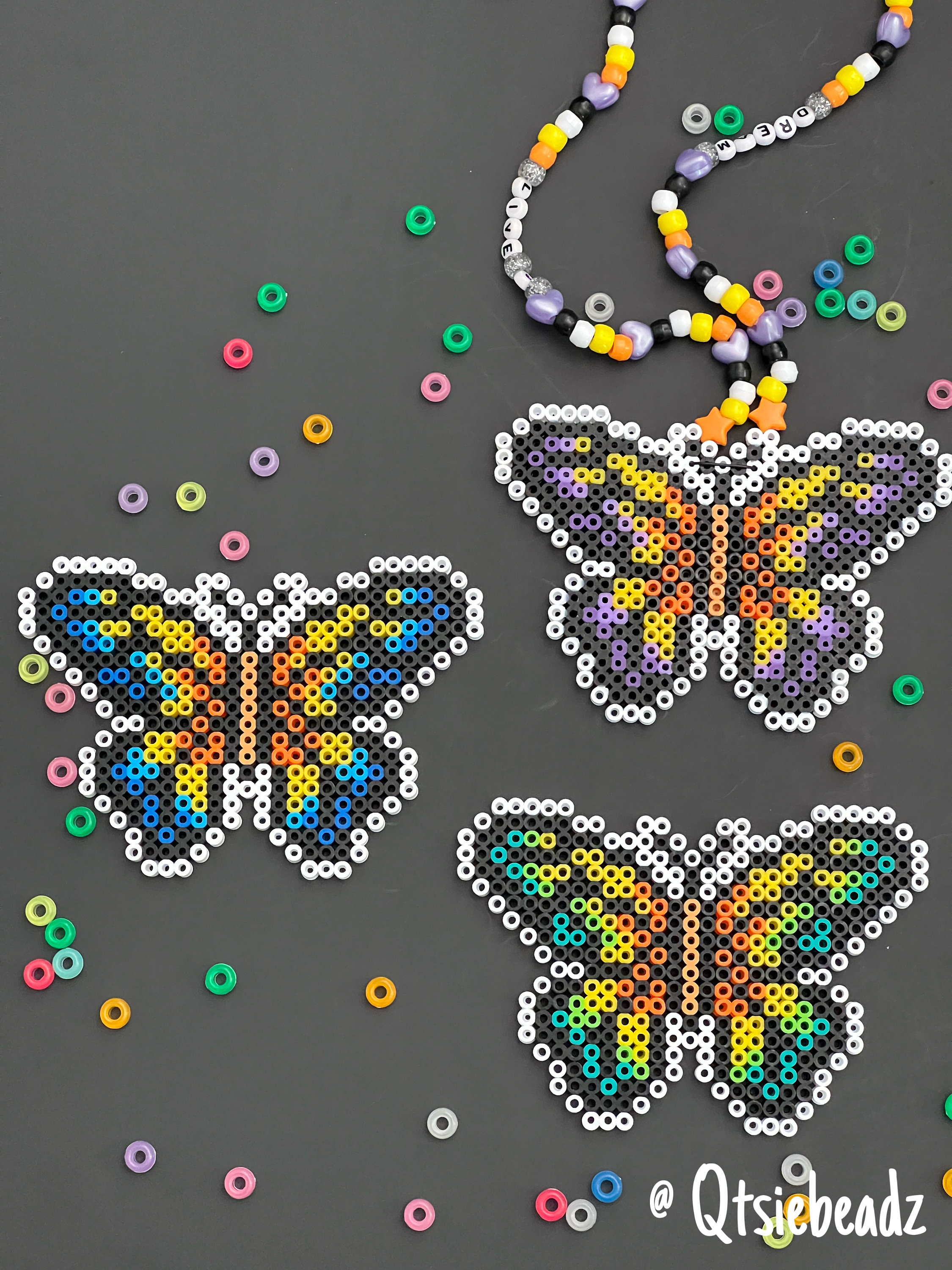 Butterfly perler sale beads