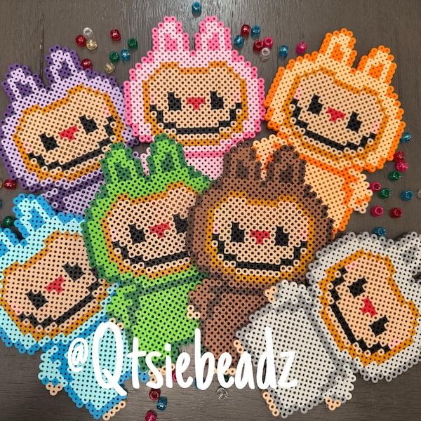Beaded Rag Labubu Labubu Perler Bead Pattern - Etsy
