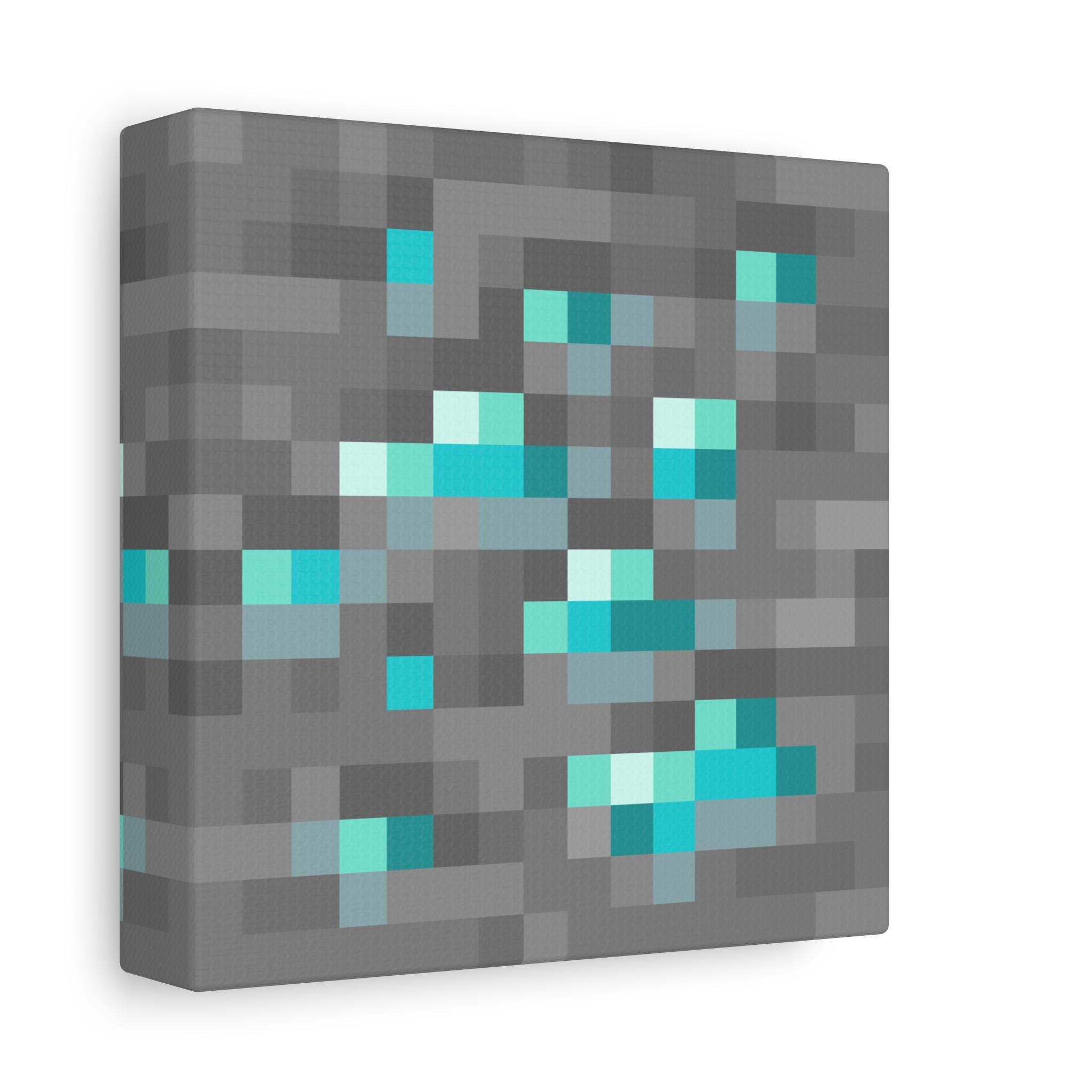 Minecraft Diamond Ore Block Painting - Etsy, image size:2048x2048