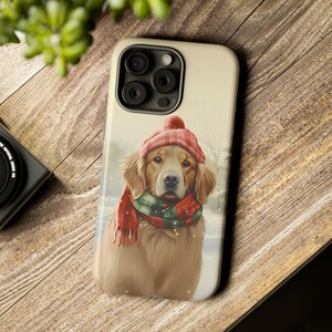Golden Retriever Dog Pattern Cell Phone Cases, Pet IPhone Case, Pet Lovers Gift, Dog Mom Xmas Gift, Pixel 7 Case, Plus Pro Max, S23 Ultra