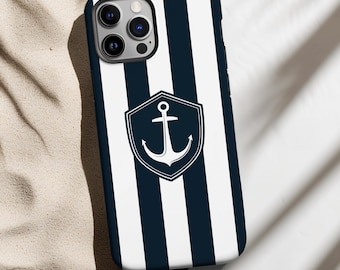 Funda de teléfono azul marino para iPhone 16, 15, 14, 13, 12, funda elegante azul profundo para S24, S23, S22, funda estética náutica para Pixel 9Pro XL,8