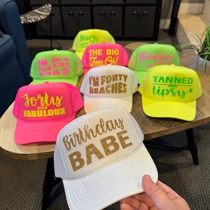 Big Milestone Birthday Trucker Hat