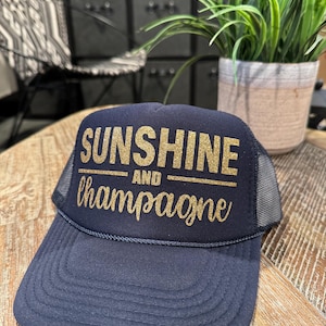 Sunshine & Champagne Trucker Hat