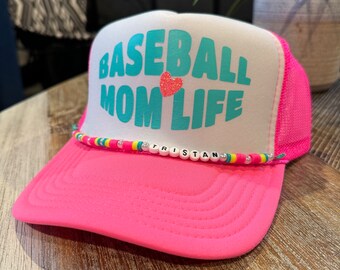 Baseball Mom Trucker Hat