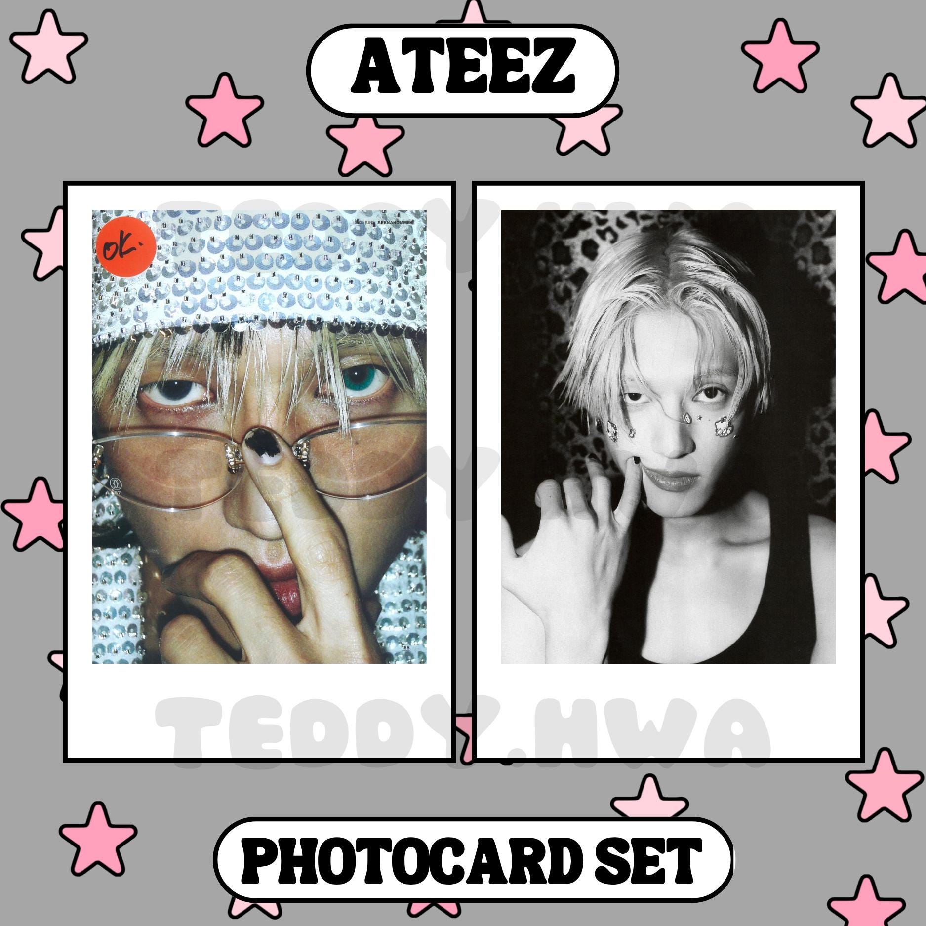 Ateez Polaroid Set - Etsy