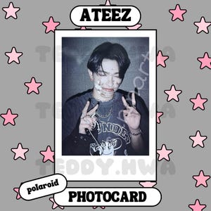 Hongjoong Polaroid - Etsy