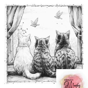Purr Fect Patterns Cat Coloring Canvas Coloring Book Etsy