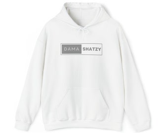 Dama Shatzy. Lady, Made from love. Spanish, German. Unisex Heavy Blend™ Hooded Sweatshirt