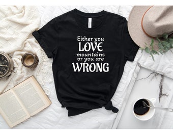 Camisa de montaña, Camisa de exploración, Camisa de naturaleza, Camisa de bosque, Camisa para amantes de la naturaleza, Camisa amante de la naturaleza, Regalo para exploradores, Camisa de la Tierra.