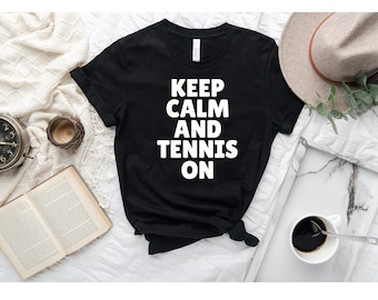 Camisa de tenis, Camisa de raqueta, Camisa de cancha, Camisa de revés, Camisa de atleta, Camisa para los amantes del tenis, Camisa para amantes del tenis, Regalo para atletas.