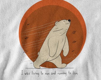 Camiseta Bob Seger "Against the Wind" – Camiseta unissex 100% algodão, ilustração de urso | Camiseta clássica de rock, camiseta com letras de música, presente para fãs de Bob Seger