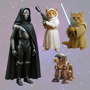 Sci-Fi Fantasy Stickers - Star Wars Stickers, Star Trek Stickers, Satire Stickers, Spoof Stickers