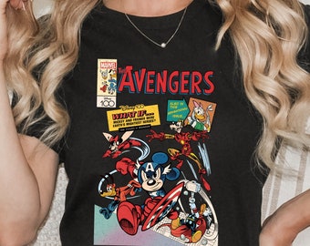 Mickey Avengers Shirt, Avengers Superhero Shirt, Couple Shirts, Matching Family Shirts, Superhero Squad Symbol Group Matching Shirt