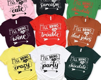 I'll Bring The Party Shirt,  Bach Girls Summer Tee, Personalized Christmas Party Group Birthday Drinking Family reunion Thanksgiving