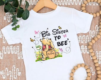 Mom to Bee Shirt, Big Brother To Bee T-shirt, Grandma To Bee, Pregnancy Announcement, Mother to be shirts, Mom to, Pooh Baby Shower Shirt