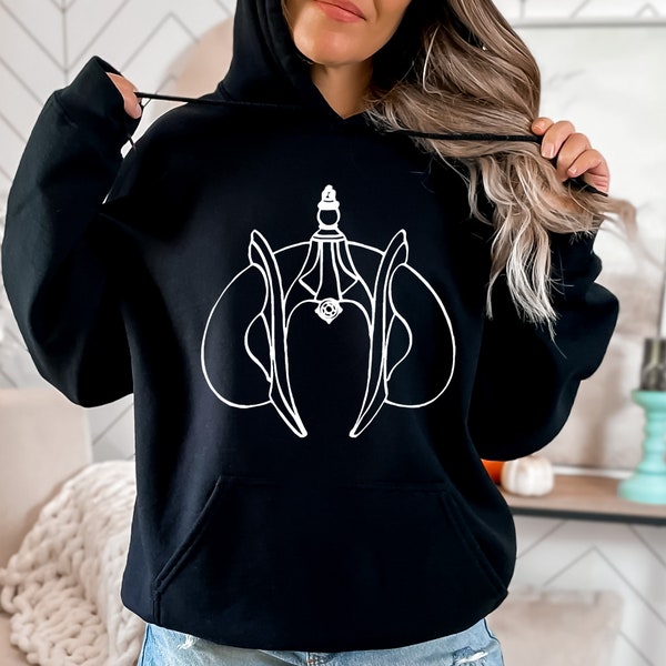 Padme Amidala Headdress Hand Drawn Hoody, Star Wars Queen Amidala Shir, Padme Amidala Hoody, Padme Amidala Shirt, Queen Amidala T shirt