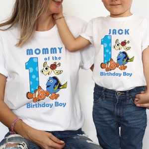 Personalized Fish Birthday Shirt, Birthday Family Matching Shirt, Baby Shark Custom Toddler Tee, Underwater Journey Family Birthday Shirt