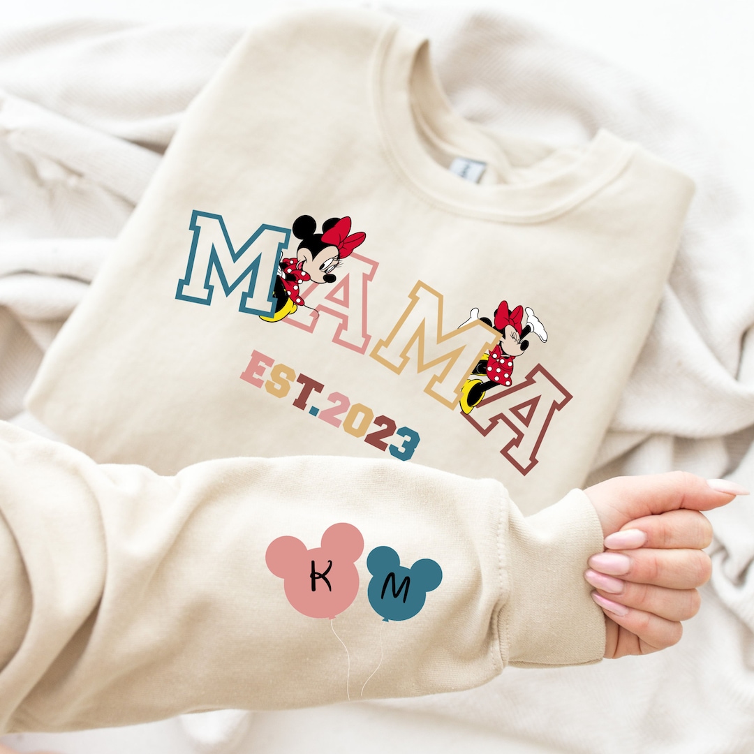 NAME IT Baby-Mädchen Sweatshirt - Minnie Mouse Design Mit Baumwolle