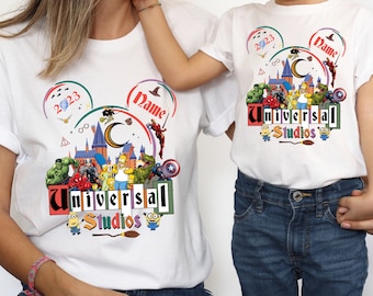 Personalized Vintage Mickey Ears Universal Studios 2025, Vintage Disney Universal Studios Shirt, Disney Trip Shirt, Florida Orlando Trip