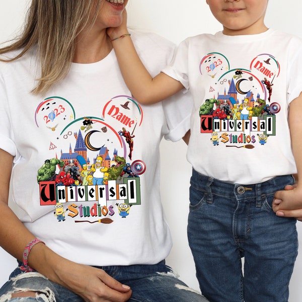 Personalized Vintage Mickey Ears Universal Studios, Vintage Disney Universal Studios Shirt, Disney Trip Shirt, Universal Studios Shirt