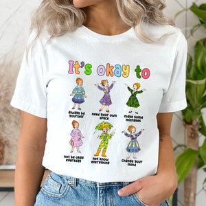 It 's Okay To Miss Frizzle Teacher Shirt Magic School Bus, Back to School, The Magic School Bus Tee, Teacher Educational Wall Art, Book Tee