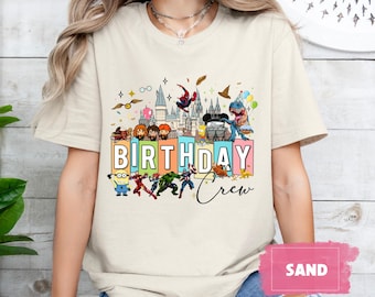 Universal Studios Birthday Crew Shirt, Family Vacation Tee