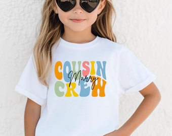 Camiseta a juego para las vacaciones de los primos, camiseta temática de verano de 2026, conjunto para la reunión familiar.