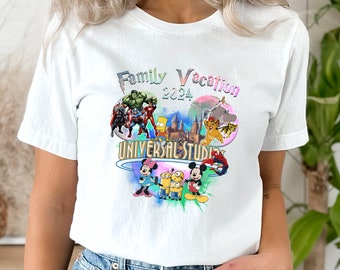 Universal Studios Family Vacation 2026 Shirt, Universal Studios vacation shirt | Family Vacation | Wizard| Universal Studios Family T-shirt