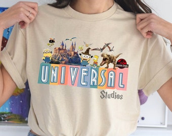 Universal Studios Trip 2026 Shirt, Family Vacation Matching Tees, Custom Theme Park Outfit for Mom Dad Kids