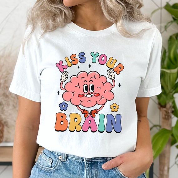 Kiss your Brain, Teacher T-shirt,1sth, 2nd, 3rd,4th Grade, Pre K, Kindergarten, Smiley School Shirt, Teacher Life, First Day Of The School,