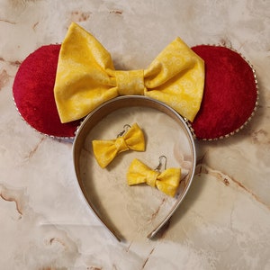Beauty and the beast inspired mouse ears
