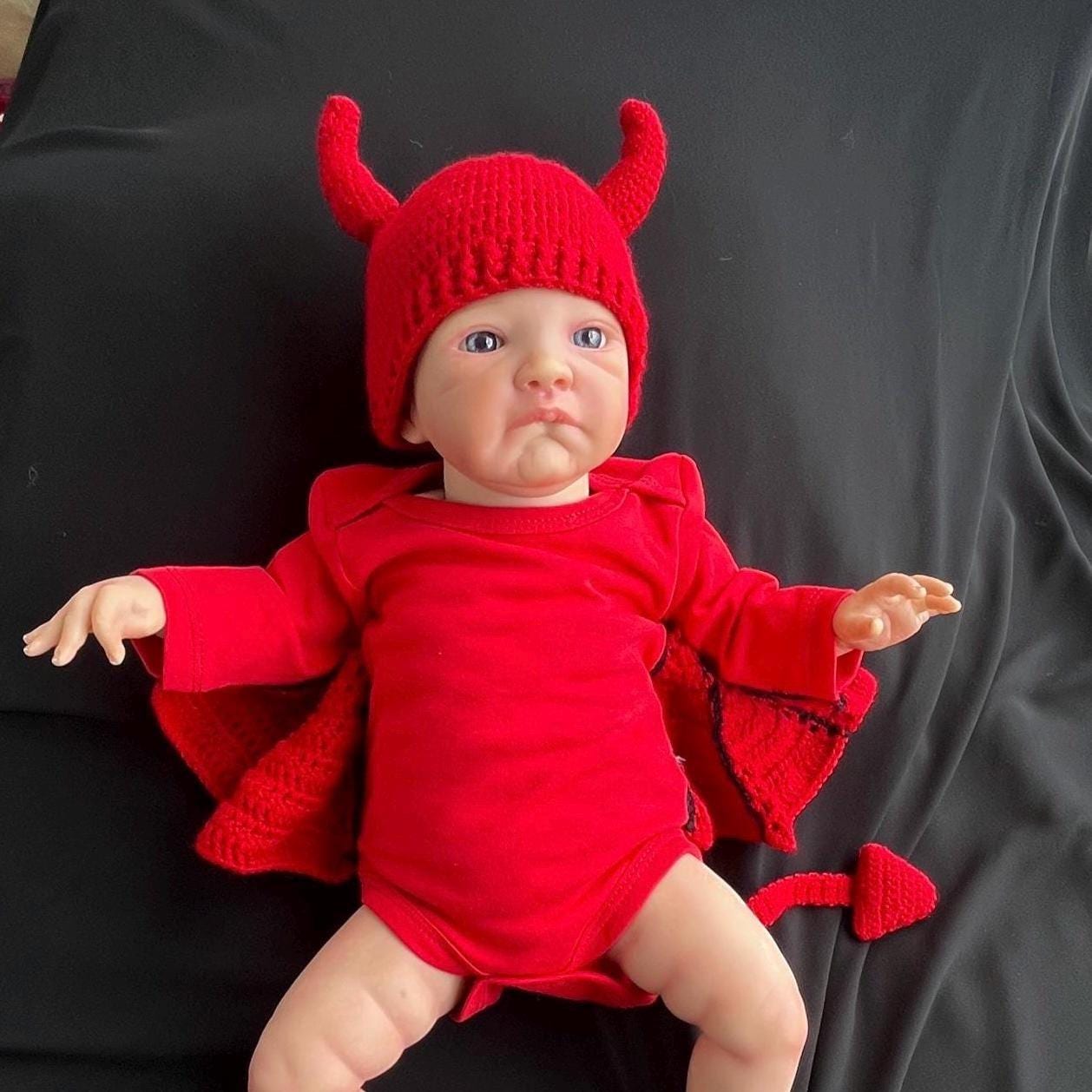 Infant Adorable Devil Costume Girls Adorable Devil Dress Infant