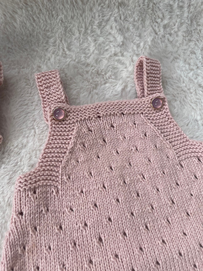 Set of 4-Baby girl romper bonnet booties cardigan set-newborn Gift box-Baby photo prop-knittef newborn coming home hospital outfit-pink rose zdjęcie 6