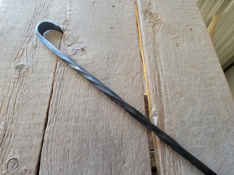 Hand Forged Fire Poker Coal Rake - Etsy