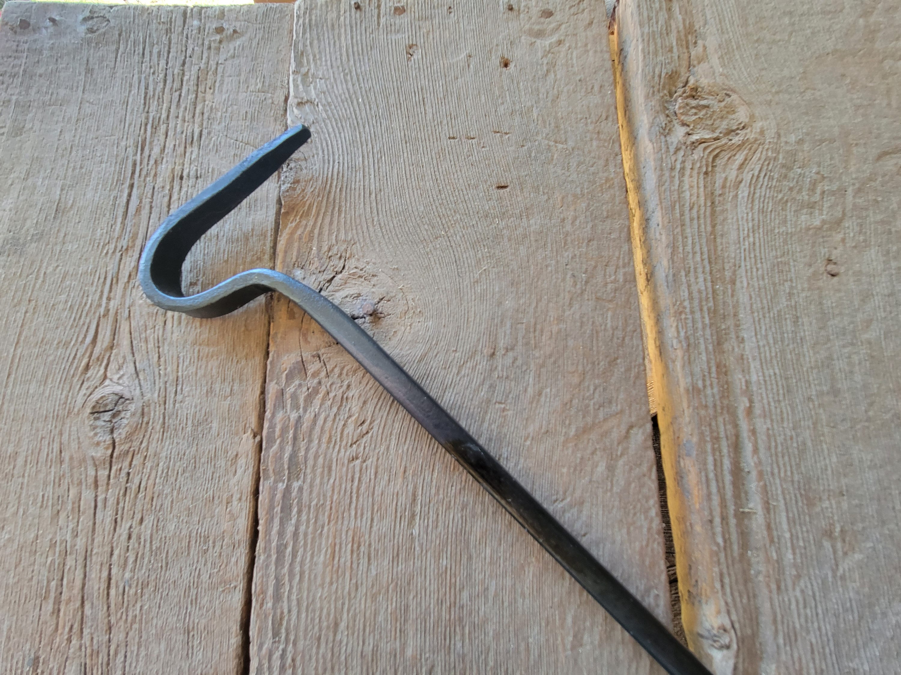 Hand Forged Fire Poker Coal Rake - Etsy