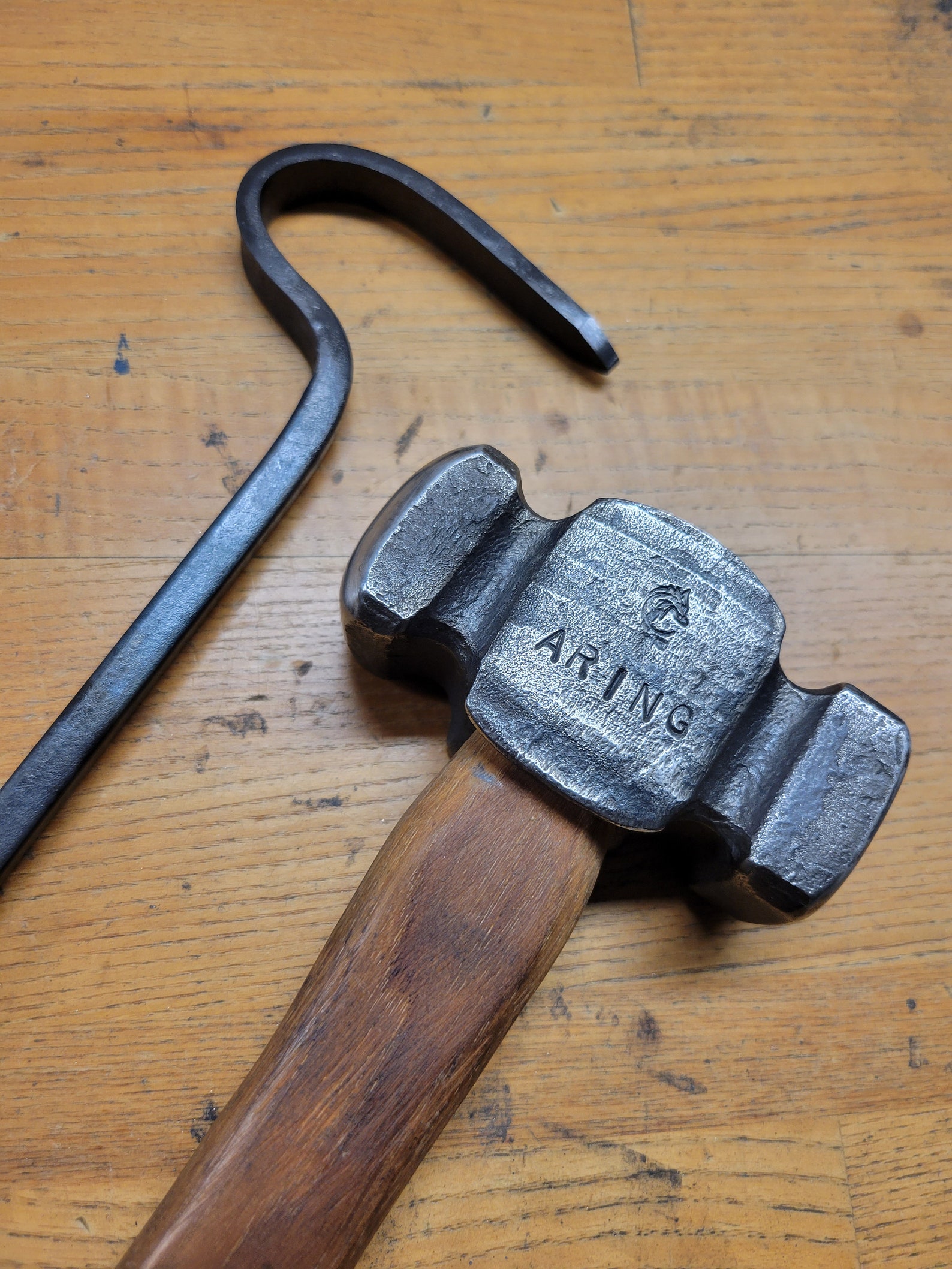 Hand Forged Fire Poker Coal Rake - Etsy