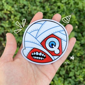 Captain Curly 3” Sticker | Mouthwashing Sticker | Mouthwashing Game | Pony Express Crew