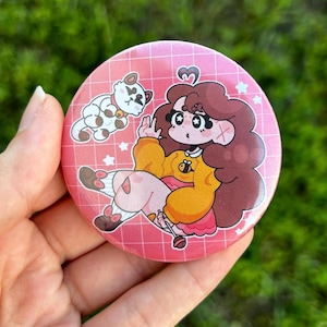 Bee & Puppycat 2.5” 58mm Button/Pin