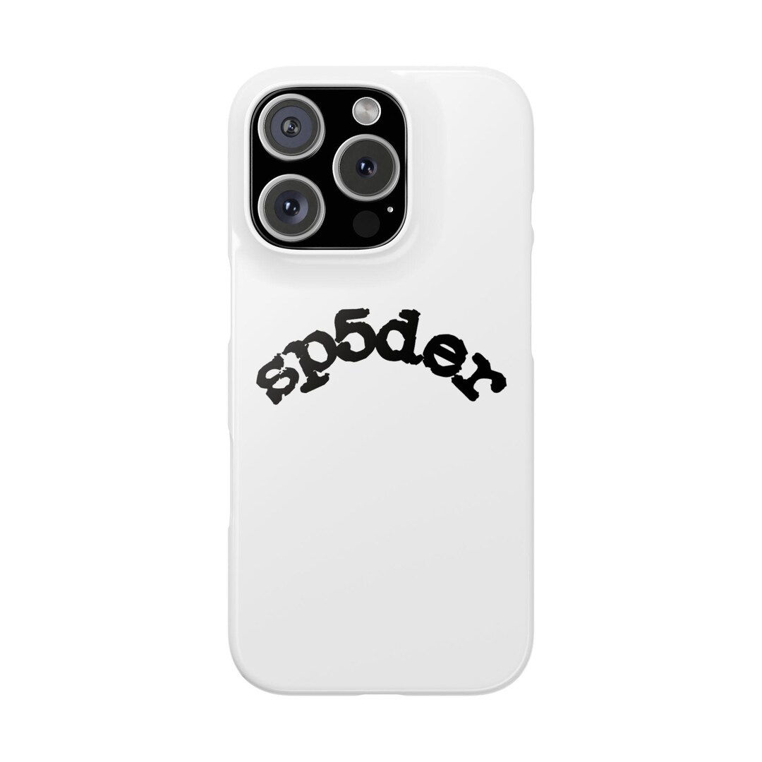 Sp5der Brand Logo Phone Case, , Spider Logo Design, Minimalist Phone