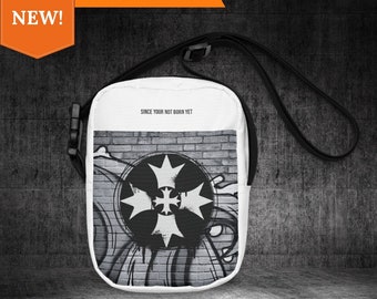 Newest Street Graffiti Sling bag • Good qoute hipster Bag • Fashion style print • adjustable sling strap • Personalize Gift • Best Present