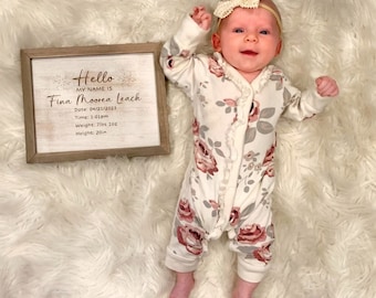 Baby Announcement Sign