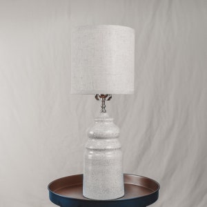 Ceramic Table Lamp, Handmade with a Minimalist Design