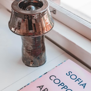 Handmade Metallic Ceramic Table Lamp