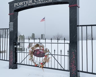Porter Cemetery in Snow