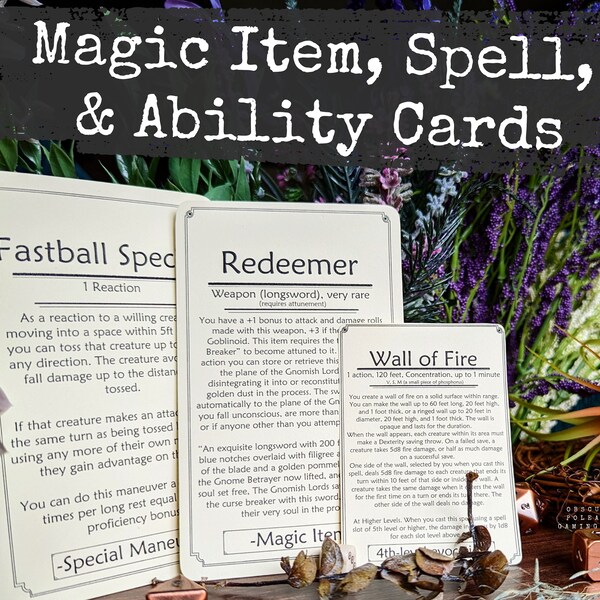 Dnd 5e ability cards form fillable Etsy Nederland