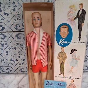 1962 Vintage Ken Barbie Box - Etsy